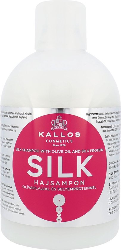 Foto: Kallos silk shampoo dry hair 1000ml