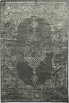 Ikado  Viscose tapijt met klassiek dessin, antra  120 x 170 cm