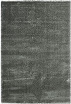 Ikado  Hoogpolig tapijt zilver luxe 40 mm  120 x 170 cm