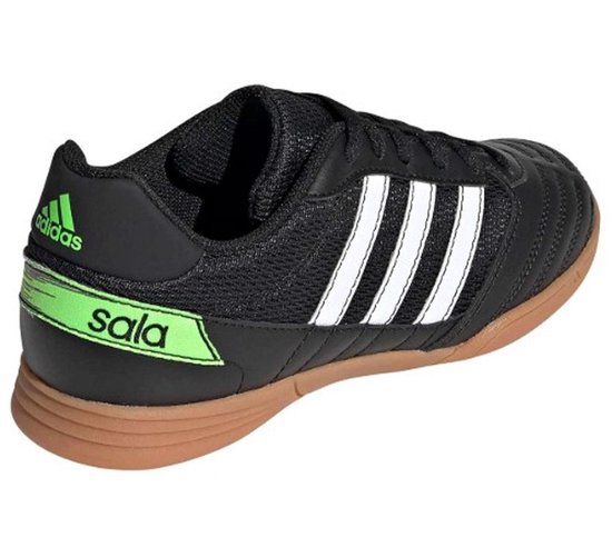 adidas Super Sala Sportschoenen - Maat 44 2/3 - Mannen - zwart/ wit/ groen  | bol.com
