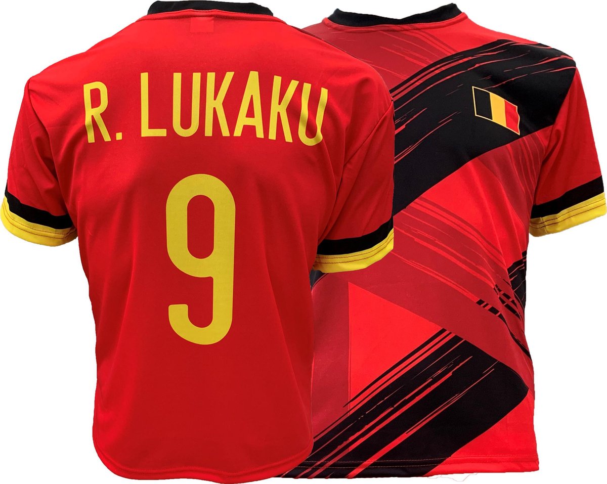 Belgie Shirt - Lukaku - Volwassenen - Maat M - Rood | bol.com