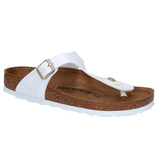 Tongs Blanches Birkenstock Gizeh Dames 36