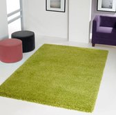 Ikado  Hoogpolig tapijt groen 30 mm  60 x 110 cm