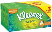 Boîte de mouchoirs Kleenex Balsam 3 couches - 3 x 72 pièces