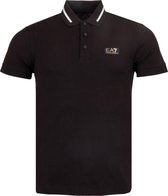 EA7 Train Gold Label  Poloshirt - Mannen - zwart