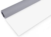 Rouleau de fond en vinyle Bresser pour la photographie en studio - 2x6M - Gris / Blanc