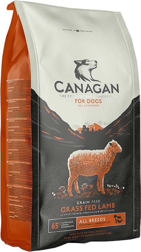 Canagan Grass Fed Lamb hondenvoer - 12 kg