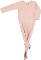 Timboo knotted baby gown - Misty Rose