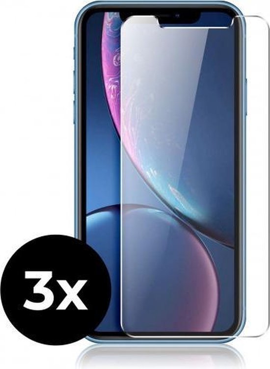 3x Tempered Glass screenprotector iPhone XR