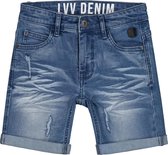 Levv short Friso light denim blue