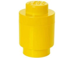 Lego - Opbergbox Brick 1 Rond - Polypropyleen - Geel