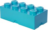 Bol.com LEGO Opbergbox Brick 8 - 12L - 50x25x18 cm – Azurblauw aanbieding