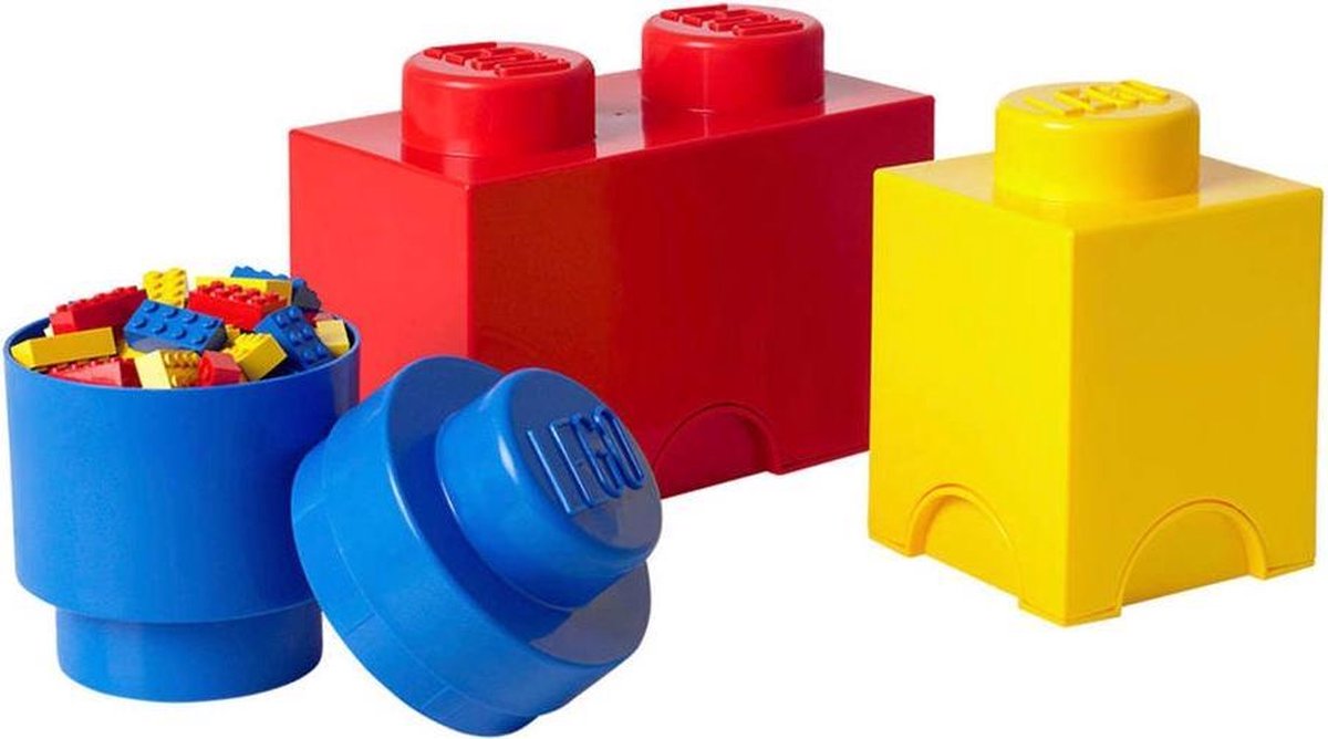 Boîte de rangement LEGO Storage - Ensemble de 3 pièces - Plastique -  Assortiment | bol
