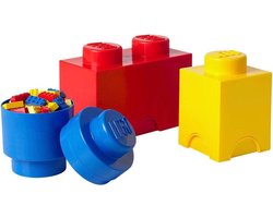 Opbergbox Brick Set van 3, Multi - LEGO