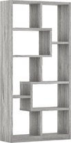Rousseau - Vakkenkast / Roomdivider - Grijs - 89x30x184 cm