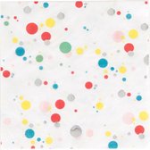 Wegwerp servetten - Multi Color - My Little Day - 16 stuks - 16cm