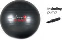 Easy in Shape Gymball - 65cm - Fitnessball/ Yogabal Incl Pomp - Zwart- PVC