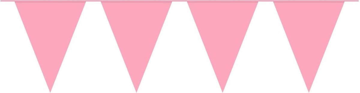 Slingers Vlaggenlijn Roze 10 Meter Gender Reveal Verjaardag Voor Binnen En Buiten