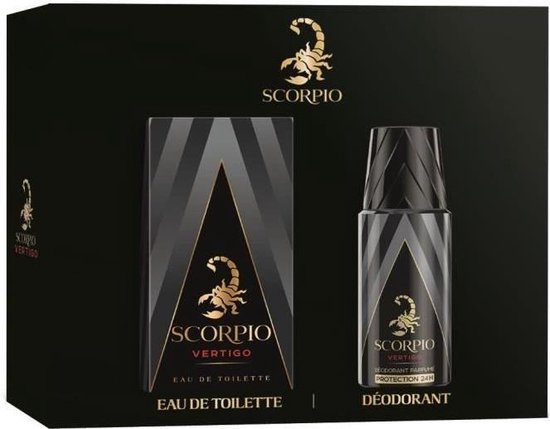 SCORPIO Vertigo Eau de Toilette Set 75ml + Deodorant Verstuiver 150ml |  bol.com
