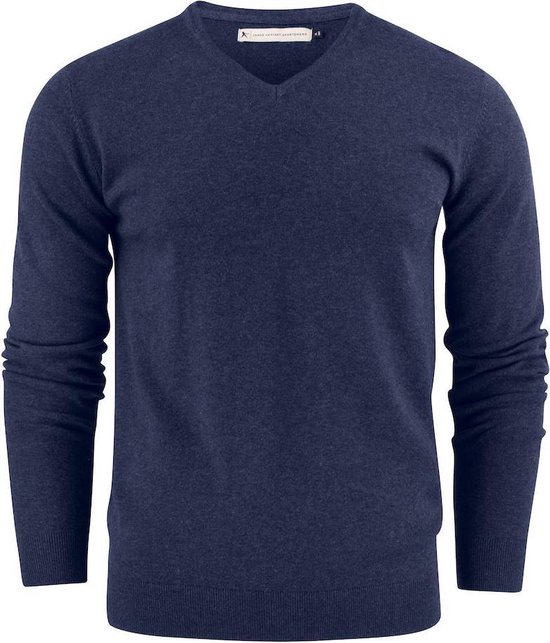 Harvest Ashland Trui Heren 2112507 Blauw Melange - Maat 3XL