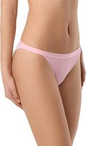 Lage taille slip met kant  (Bamboe) - maat Medium (EU 38), poeder rose