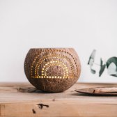 Plant Ahead - Coconut Candle Holder / Theelicht houder - Rainbow