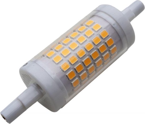 R7s staaflamp | 78x23mm | LED 7W=70W halogeenlamp | warmwit 3000K