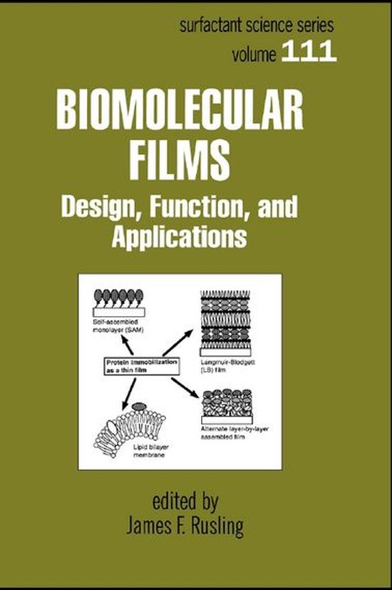 Surfactant Science - Biomolecular Films - cover