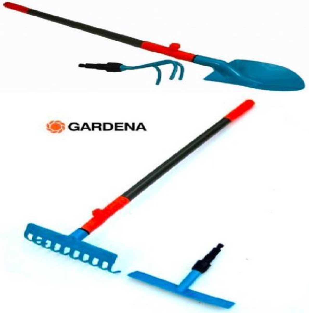 Gardena - 6 bundel set - 2x steel + + 3-GANGS GRUBBERs + en... | bol.com