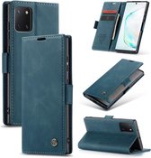 Samsung Galaxy Note 10 Lite Bookcase hoesje - CaseMe - Effen Zwart - Kunstleer