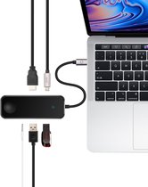 PEPPER JOBS USB C HUB TCH-W5 | 5-in-1 USB C Adapter | Oplader Universeel