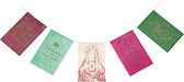 Wishing flags 'Compassion', handmade paper, Nepal
