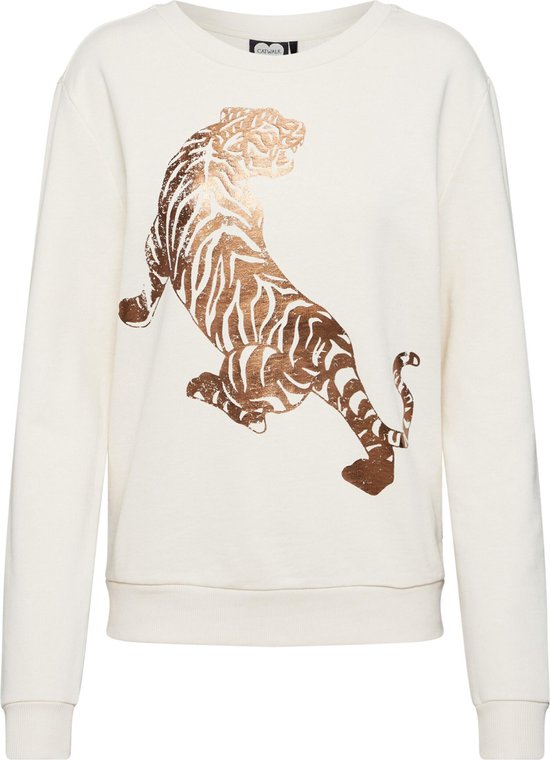 Catwalk Junkie sweatshirt sw white tiger Offwhite-xs |