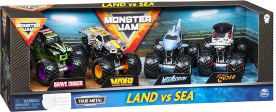 hot wheels monster truck 4 pack