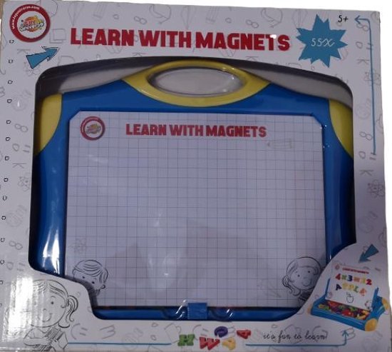 bewondering Me opmerking Magneetbord - Leren met magneten - Sommen - Woorden - Letters - Cijfers -  Ik leer -... | bol.com
