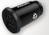 Philips universele dubbele USB autolader – Ultrasnel – 2.4A – 12W