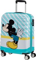 American Tourister Kinderkoffer - Wavebreaker Disney Spinner55/20 Disney (Handbagage) Mickey Blue Kiss