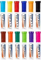 4artz® permanent markers kleuren 12 mm - brede stift op alcohol basis
