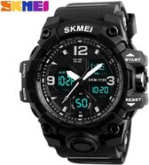 Sporthorloge – Dual Time – Chronograaf - Black