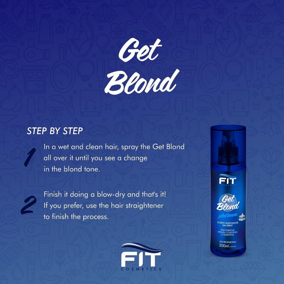 Fit Cosmetic Get Blond Hair Spray 200 ML