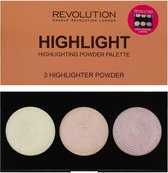 Makeup Revolution - Highlighter Palette - Highlight - Powder - Poeder