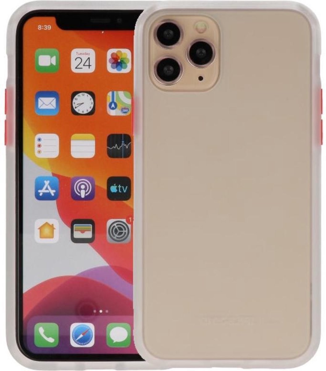 Hoesje Geschikt voor de iPhone 11 Pro - Hard Case Backcover Telefoonhoesje - Transparant