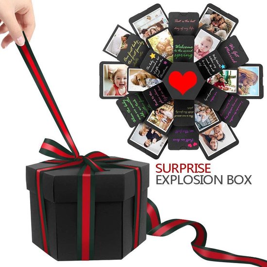 Explosion box – Cadeau – Cadeau voor geliefde - Relatie Cadeau – Relatie... | bol.com