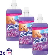 Soupline Lavendel Geconcentreerde Wasverzachter 3 x 52 wasbeurten - Voordeelverpakking