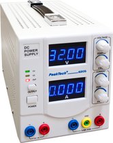 PeakTech 6205 Digitale voeding, 0 - 30 V / 0 - 5 A DC