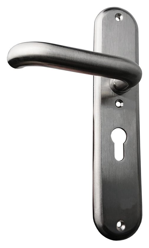 Infrarood hoe gebrek AVENUE topdesign wisselgarnituur euro 55mm deurknop plus deurkruk | RVS |  bol.com