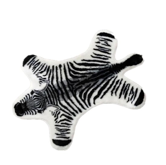 LIFETASTIC® Vloerkleed zebra - Speelkleed - Tapijt - Extra zacht -  Decoratie -... | bol.com