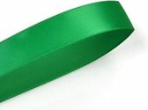 Satijn Lint 22mm (2,2cm) | Satijnlint | Groen (580) | Luxe Dubbelzijdige Kwaliteit | Cadeau Lint | Kerstlint | Rol van 22,85 Meter