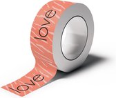 BONT | Washi Tape LOVE - Masking Tape - Dierenprint - Decorotieve tape voor handwerk, journaling en scrapbooking