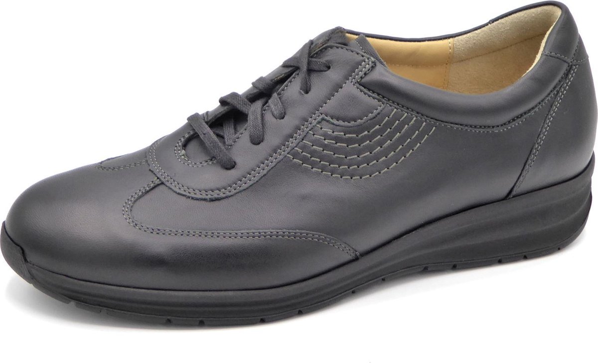 Durea Dames Veterschoen 6127-474-5027 Zwart Wijdte G